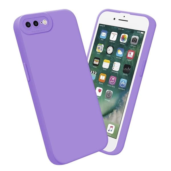 Skyddsfodral för iPhone 7 PLUS / 7S PLUS / 8 PLUS i LJUS VIOLETT, Stötsäker skyddsfodral Violett