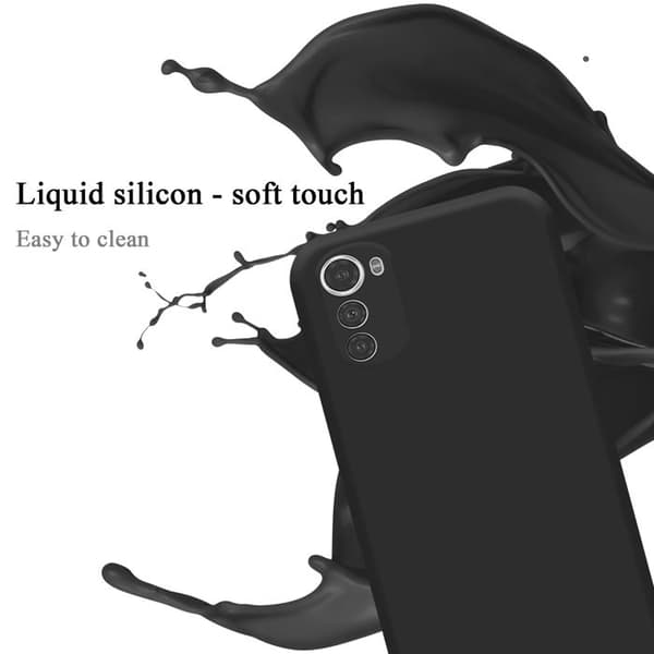 Skyddsfodral för Motorola MOTO E32 4G / E32S Stötskydd i LIQUID BLACK Svart