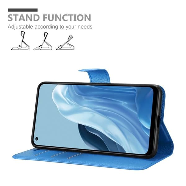 Etui för Realme 7 5G i PASTELLBLÅ Blå
