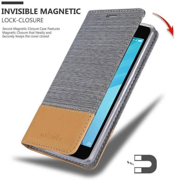 Cadorabo Fodral till Xiaomi RedMi NOTE 5A i LJUSGRÅBRUNT