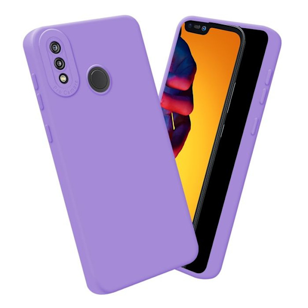 Fodral för Huawei P20 LITE 2018 / NOVA 3E i FLUID LIGHT LILA Fodral i flexibelt TPU silikonskydd Lila
