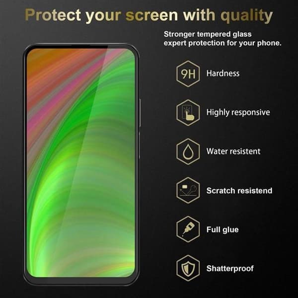 Helt härdat skärmskydd för Honor 9X LITE Vit