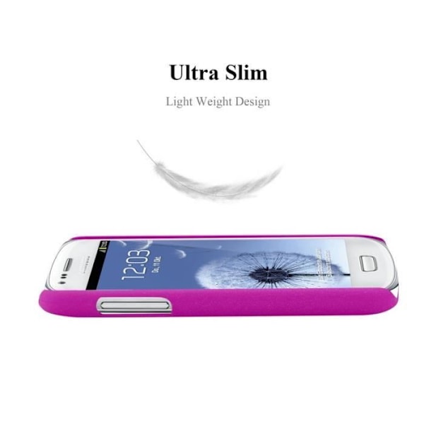 Coque - CADORABO - Samsung Galaxy S3 MINI - Hårdkåpa - Matt Design - Rosa Färg Rosa