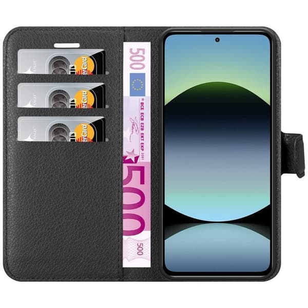 Etui för Xiaomi RedMi Note 14 4G i JETSVART Svart