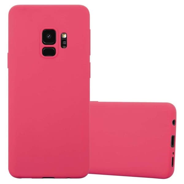 Skyddsskal för Samsung Galaxy S9 CANDY RÖD Stötsäker Silikon Röd