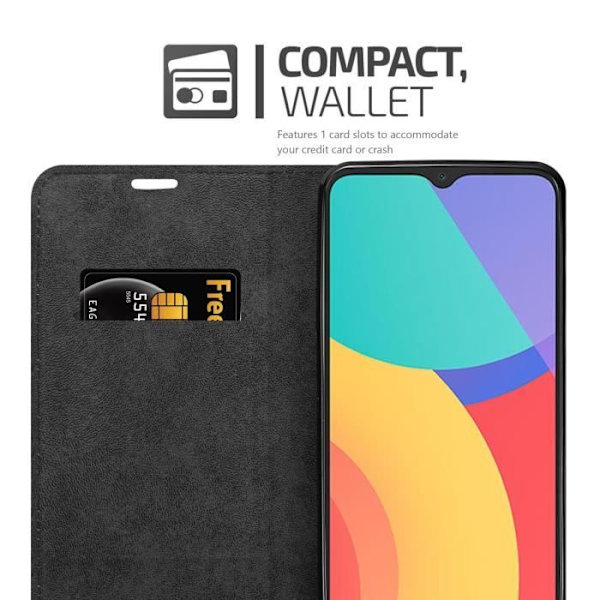 Coque - CADORABO - Alcatel 1S 2021 / 3L 2021 - Kaffeebrun - Book Style Etui - Magnetisk skydd KAFFEBRUNT