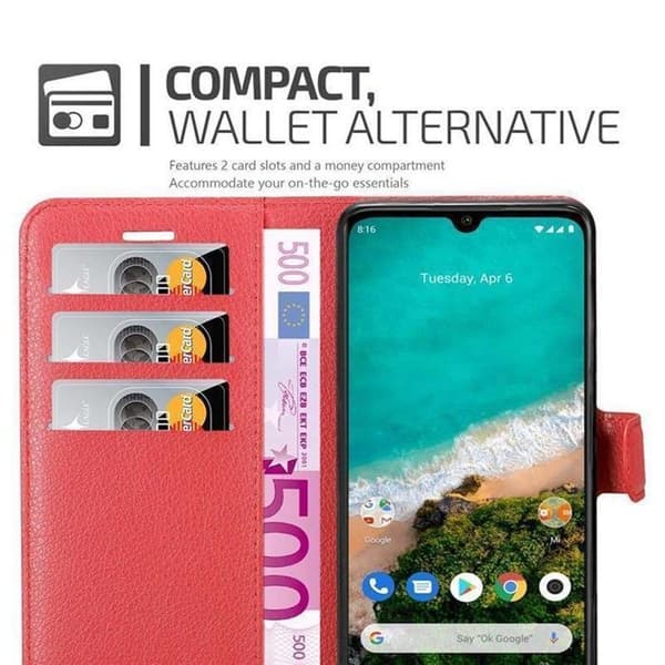 Fodral för Xiaomi Mi A3 i KIRSCHRÖD Röd