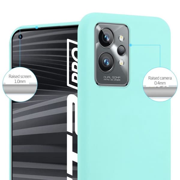 Skyddsfodral för Realme GT 2 PRO CANDY BLÅ Stötsäker Silikon Blå