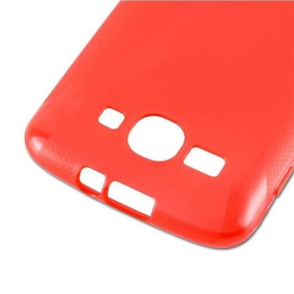 Huawei ASCEND Y520 fodral - CADORABO - X-Line - Körsbärsröd - Tunt - Stötskydd Röd körsbär