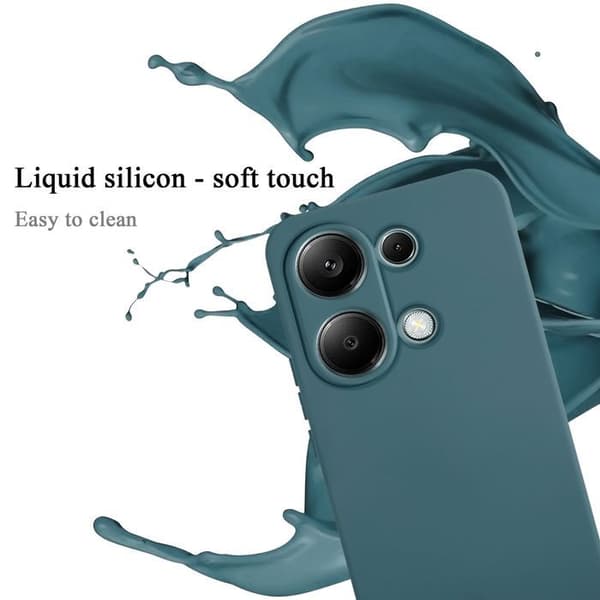 Skal för Redmi Note 13 pro 4G Stötabsorberande i LIQUID GREEN Grön