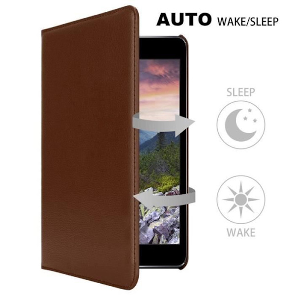 Cadorabo Fodral till Apple iPad Mini - Mini 2 - Mini 3 i brunt - UTAN automatisk väckning