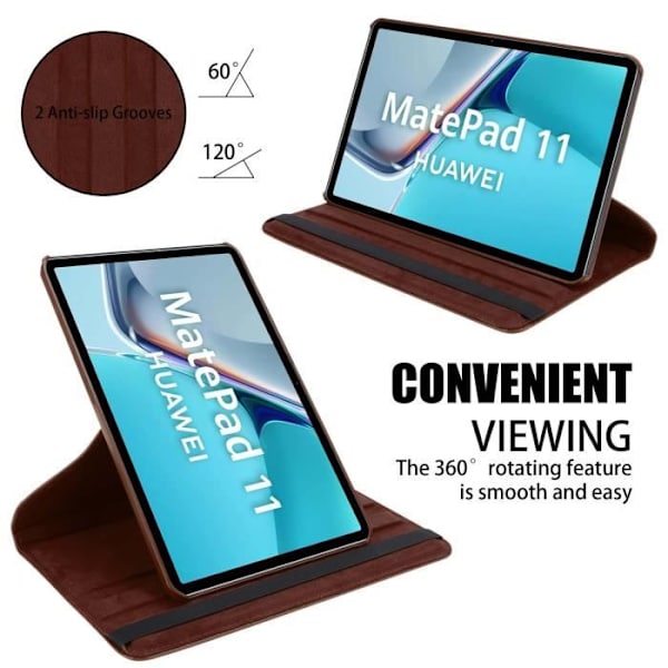Etui - Cadorabo - Huawei MatePad 11 - Brun Champignon - 360° skydd - Inbyggd stående funktion BRUN SVAMP