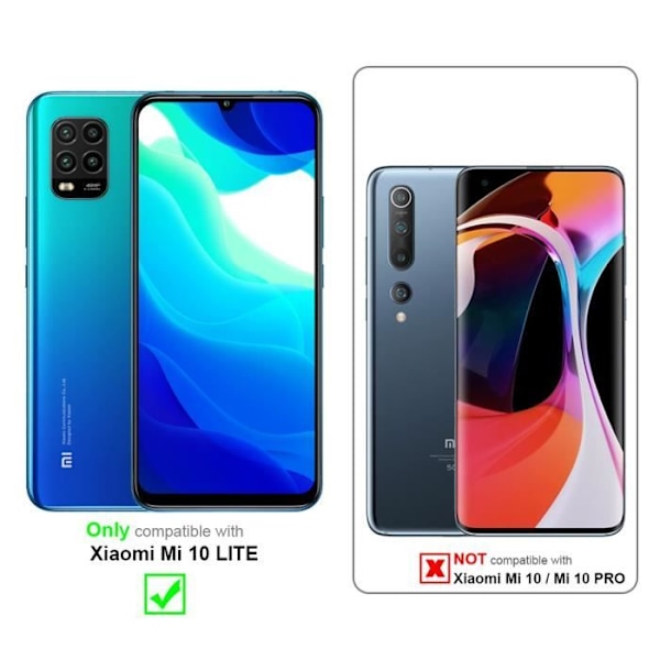 Coque - CADORABO - Xiaomi Mi 10 LITE - Kaffeebrun - Magnetiskt stängning - Ställfunktion KAFFEBRUNT