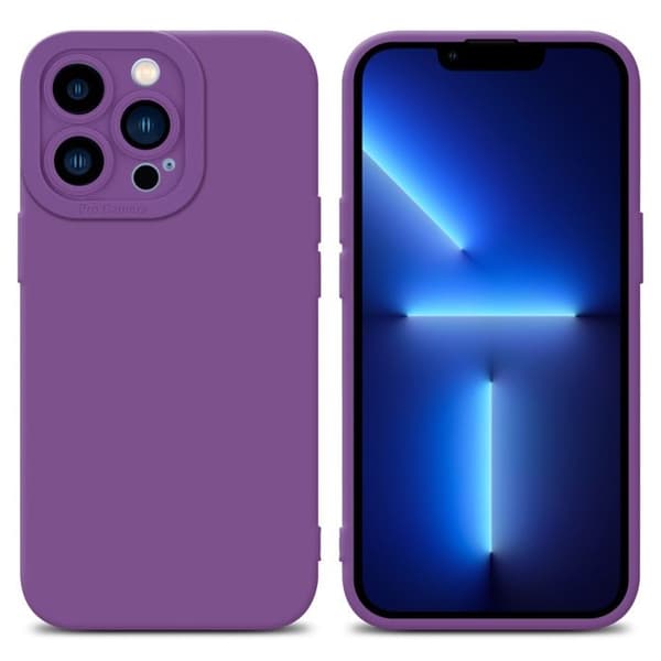 Skyddsfodral för iPhone 13 PRO MAX i MATTE VIOLETT FLUID Stötskyddande Violett