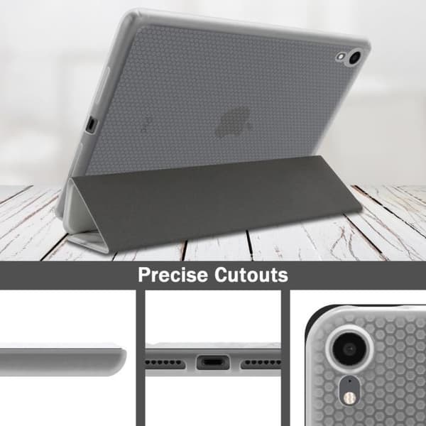 Fodral för iPad MINI 6 (8.3 Zoll) Flip-skal i Vit Marmor Skydd Vit