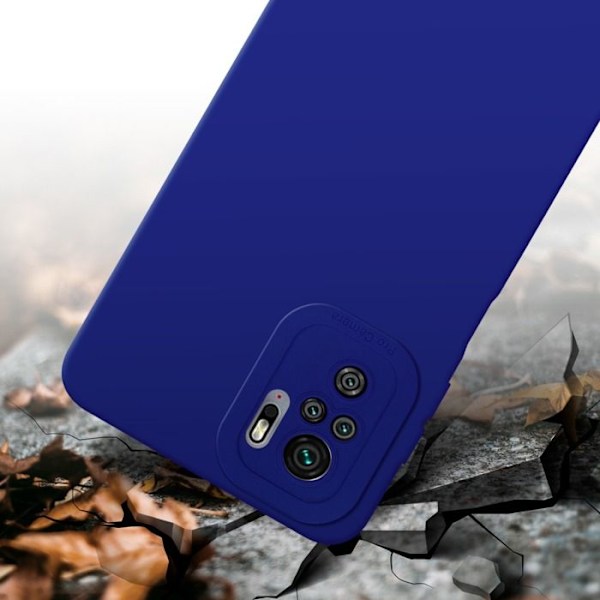 Coque för Xiaomi RedMi NOTE 10 4G / RedMi NOTE 10S i FLUID BLÅ Fodral Etui Case Cover i flexibel TPU-silikon Skydd Blå