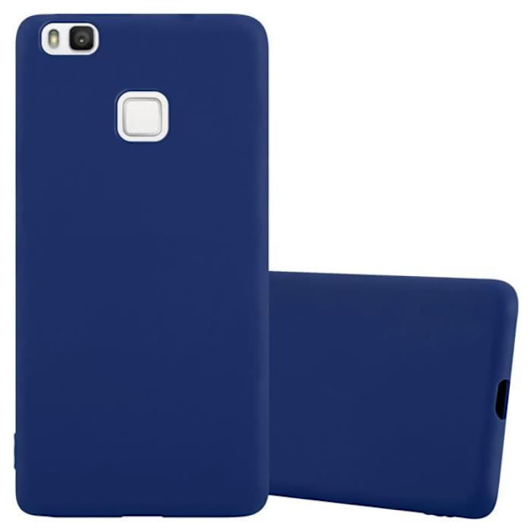 Coque - CADORABO - Huawei P9 LITE 2016 / G9 LITE - Silikon TPU - Candy Mörkblå - Stötskydd Godis Blå Mörk