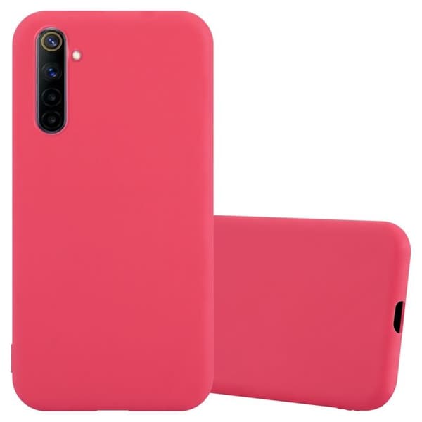 Skyddsfodral för Realme Narzo 4G CANDY RÖD Stötsäker Silikon Röd