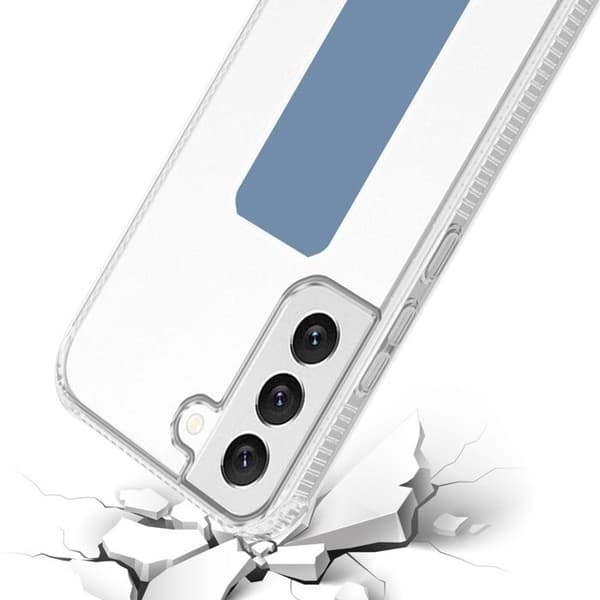 Skydd för Samsung Galaxy S22 LJUST BLÅ med stöd och ställfunktion Blå