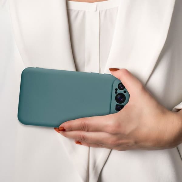 Skal för Google Pixel 9 PRO XL Stötabsorberande i LIQUID GREEN Grön