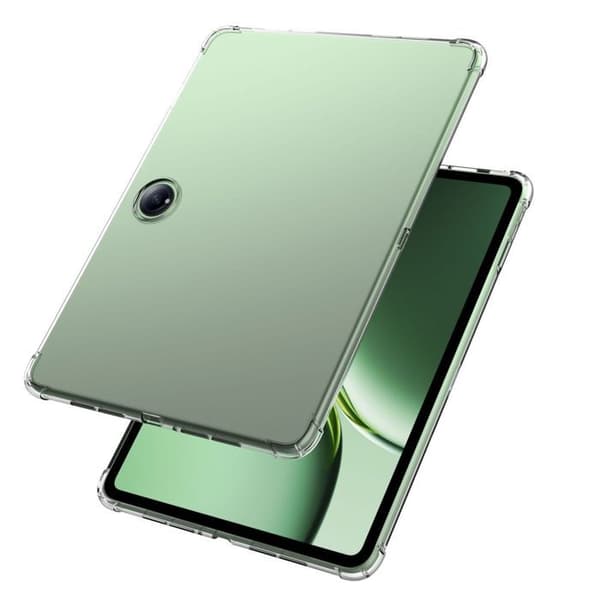 Transparent stötsäker silikonfodral för OnePlus Pad 2 Vit