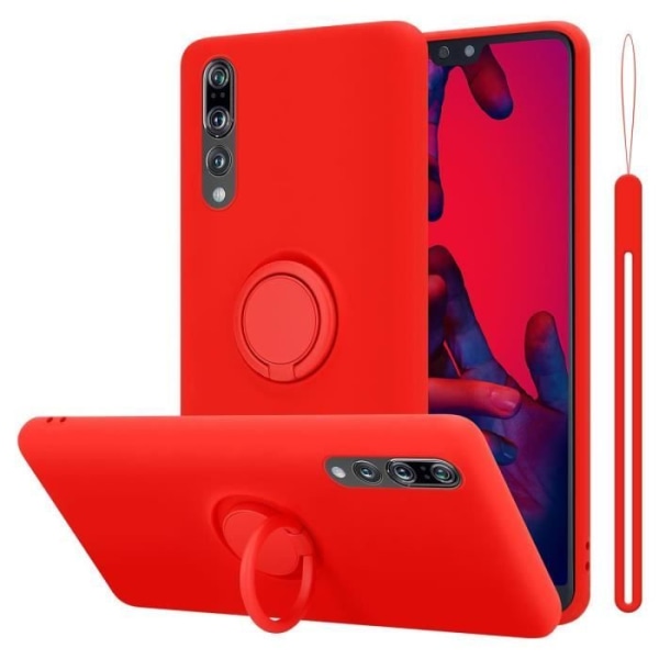 Fodral till Huawei P20 PRO / P20 PLUS Skal i LIQUID RED Fodral Skydd i silikon TPU mobiltelefon
