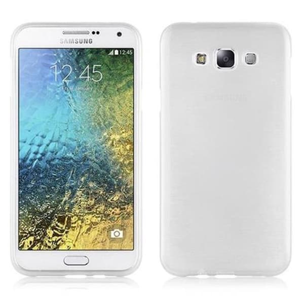 Skyddande chassi för Samsung Galaxy E7 SILVER Stötabsorberande Grå