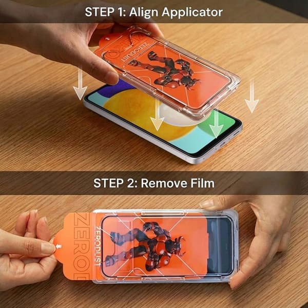 Härdat glas för Samsung Galaxy A13 5G Skärmskydd Vit