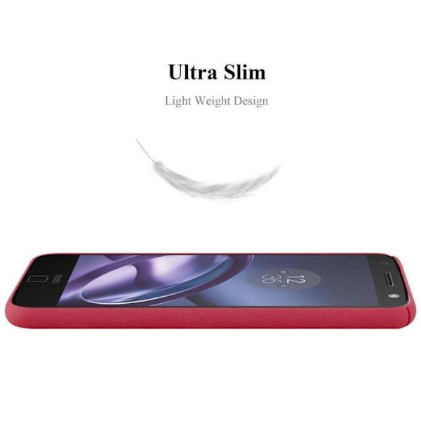 Coque - CADORABO - MOTO Z - Frostad - Stötskydd - Elegant design Röd