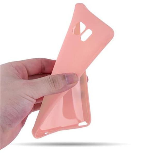 Skyddsfodral för Samsung Galaxy NOTE 5 CANDY ROSE VIF Stötsäker Silikon Ros