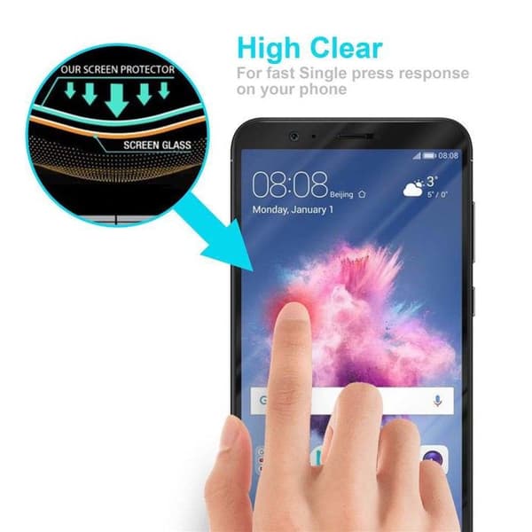 Helt härdat skärmskydd för Huawei P SMART 2018 / Enjoy 7S