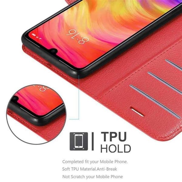 Fodral för Xiaomi RedMi NOTE 7 i KIRSCHRÖD Röd