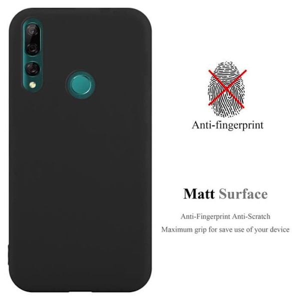 Fodral för Huawei P SMART Z / Y9 PRIME 2019 / Njut av 10 PLUS i CANDY BLACK Cadorabo Cover Protection Silikon TPU-fodral Candy Black