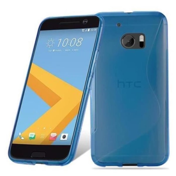 HTC 10 Fodral CELESTIAL BLUE Cadorabo DESIGN S Gel TPU Silikonskydd Fodral Skydd Ultra Slim Bumper