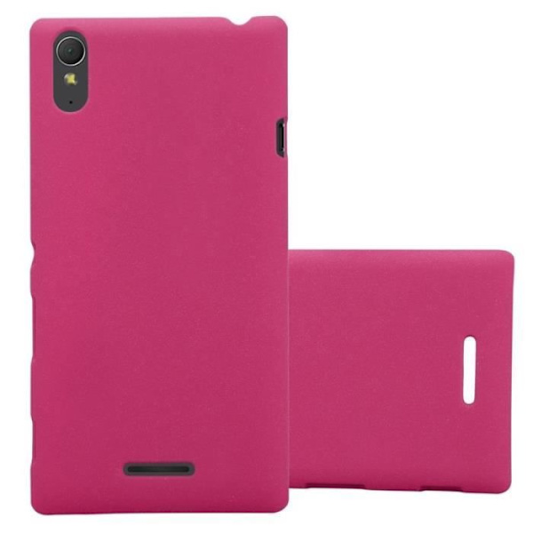 Coque - CADORABO - Sony Xperia T3 - Hård Skydd - Matt Design - Färg Rosa Rosa