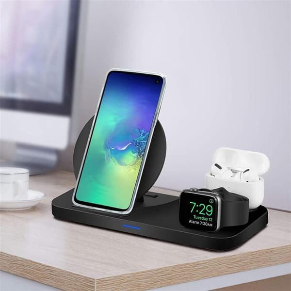 Skyddsfodral för Samsung Galaxy S10 4G i Blå Marmor Våg Nr. 13 Blå
