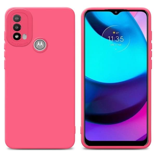Skyddsfodral för Motorola MOTO E20 i FLUID RÖD Stötsäker Skyddsfodral Röd