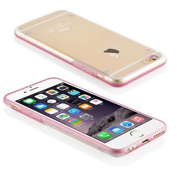 Transparent silikon iPhone 4 fodral Ros