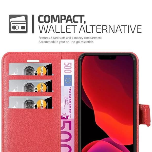 Etui för iPhone 12 / 12 PRO i KIRSCHRÖD Röd