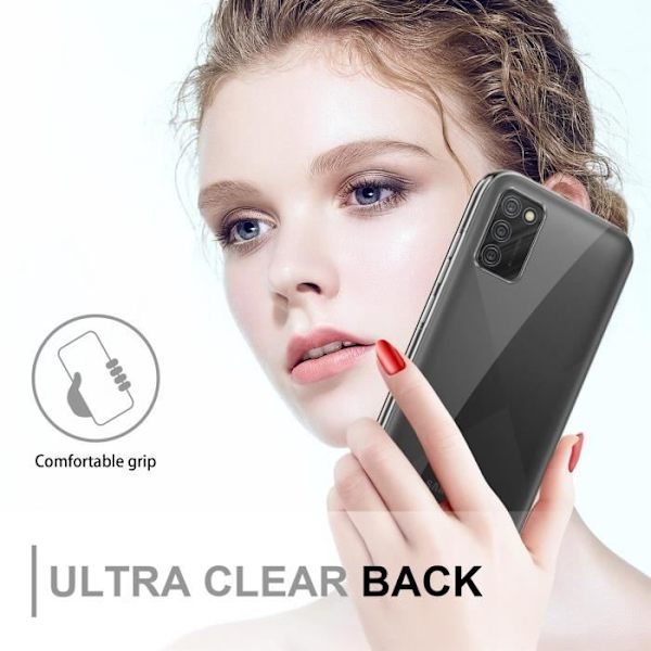 Cadorabo Fodral för Samsung Galaxy A02s EU i Transparent Fodral 360° Helkroppsskydd Skärmskydd Transparent