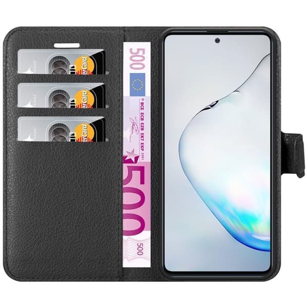 Etui för Samsung Galaxy A81 / NOTE 10 LITE / M60s i JET BLACK Svart