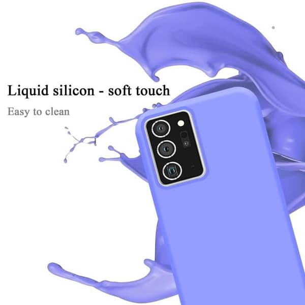 Skyddsfodral för Samsung Galaxy NOTE 20 PLUS Stötabsorberande i LIQUID LIGHT PURPLE Violett