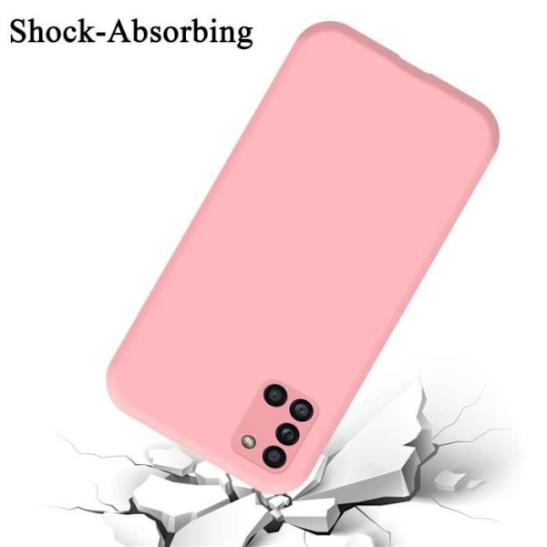 Coque - CADORABO - Samsung Galaxy A31 - Silikon TPU - Skydd 360° - Halkfri Rosa