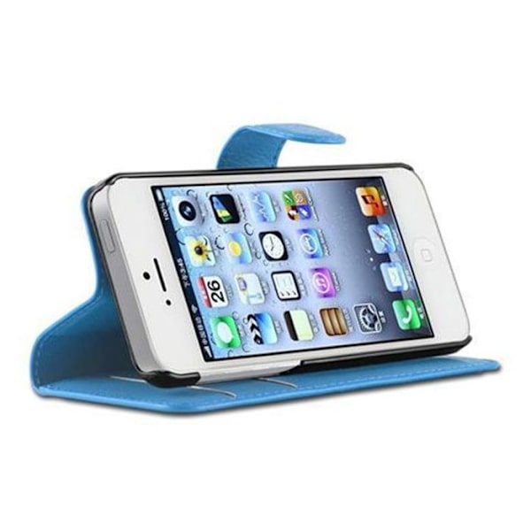Etui för iPhone 5 / 5S / SE 2016 i PASTELLBLÅ Blå