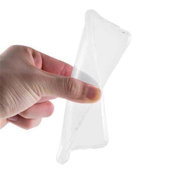 Transparent stötsäker silikonfodral för Samsung Galaxy S6 ACTIVE Vit