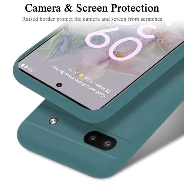 Skyddande skal för Google PIXEL 6A Stötsäker i LIQUID GREEN Grön