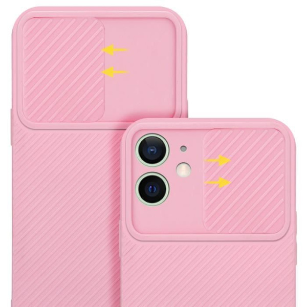 Hus för iPhone 12 MINI - CADORABO - Silikon TPU-fodral - Sockerrosa - Skydd för kameralinsen - Flexibel Godisrosa