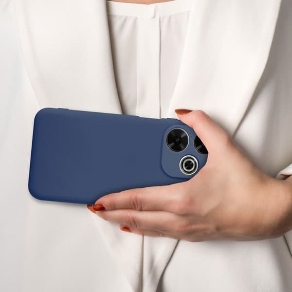 Skyddsskal för Xiaomi RedMi 13 4G Stötbeständig i LIQUID BLUE Blå