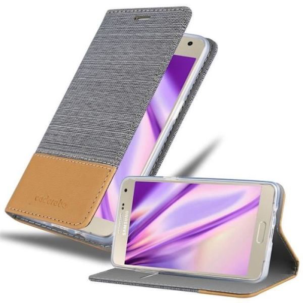 Cadorabo Fodral till Samsung Galaxy A5 2015 i LJUSGRÅ BRUN