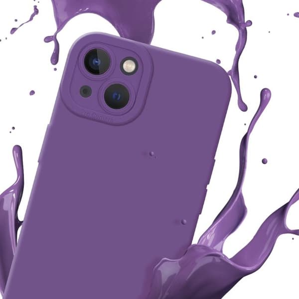 Skyddsfodral för iPhone 13 i FLUID VIOLET MAT Stötsäker Violett